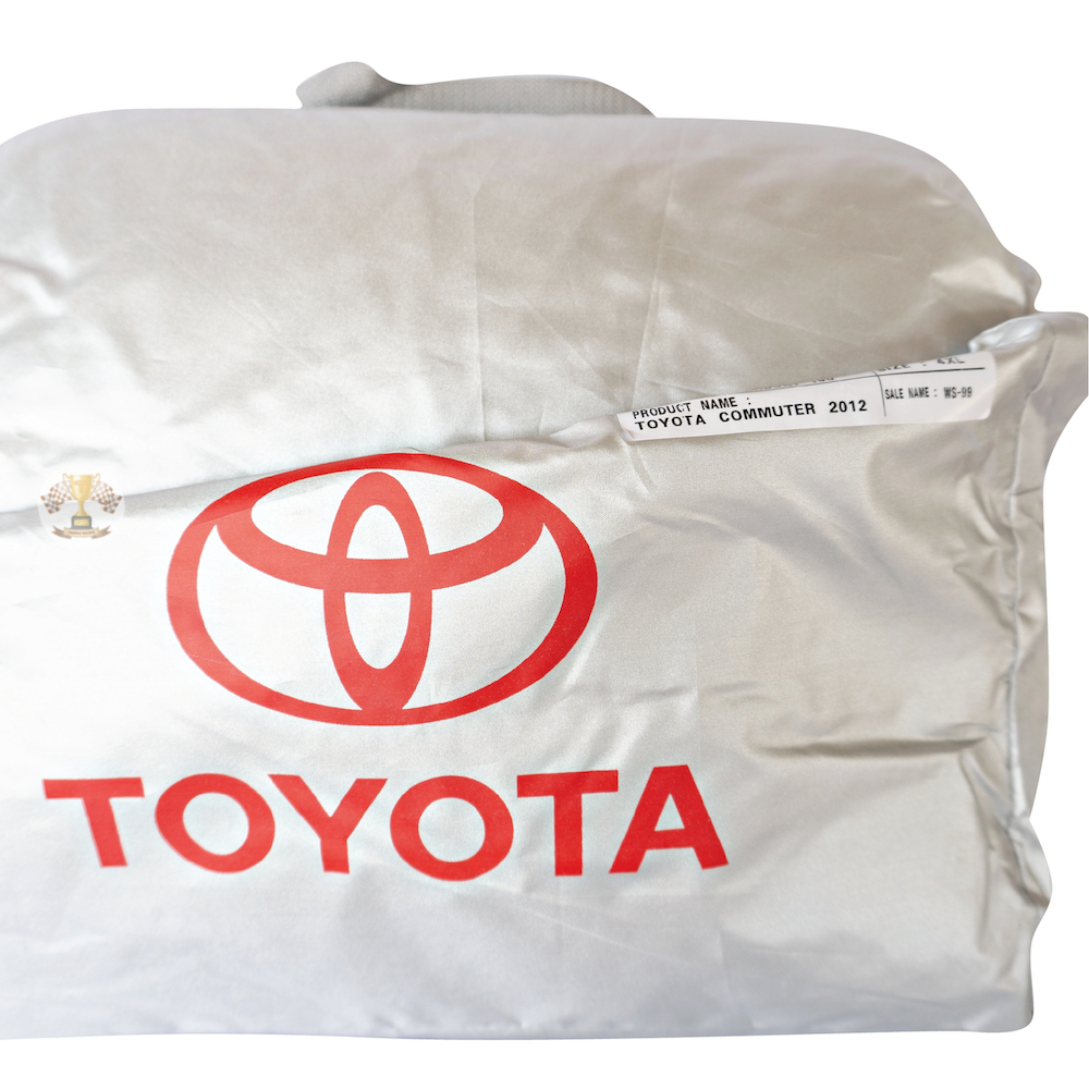 ผ้าคลุมรถ Toyota Commuter 2005 - 2019 เนื้อผ้าSilver Coat 190Cทนแดด ไม่ละลาย TOYOTA COMMUTER ผ้าคลุมรถยนต์ - รูปที่ 3