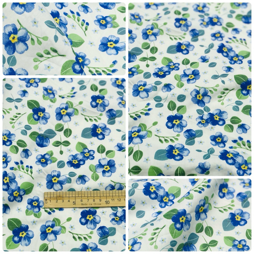 ผ้า cotton 100% หน้ากว้าง 160 cm.(64”) วัดตัดครั้วละ 1/2 เมตร พร้อมส่งค่ะ ราคา ถูกที่สุด ดีลบีเคเค แกลเลอรีภาพที่ 3