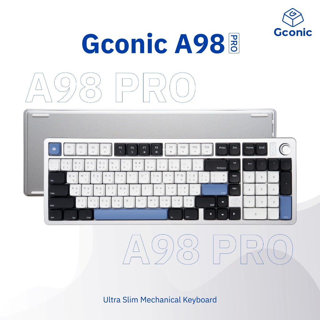 Gconic A98 Pro Ultra Slim Mechanical Keyboard