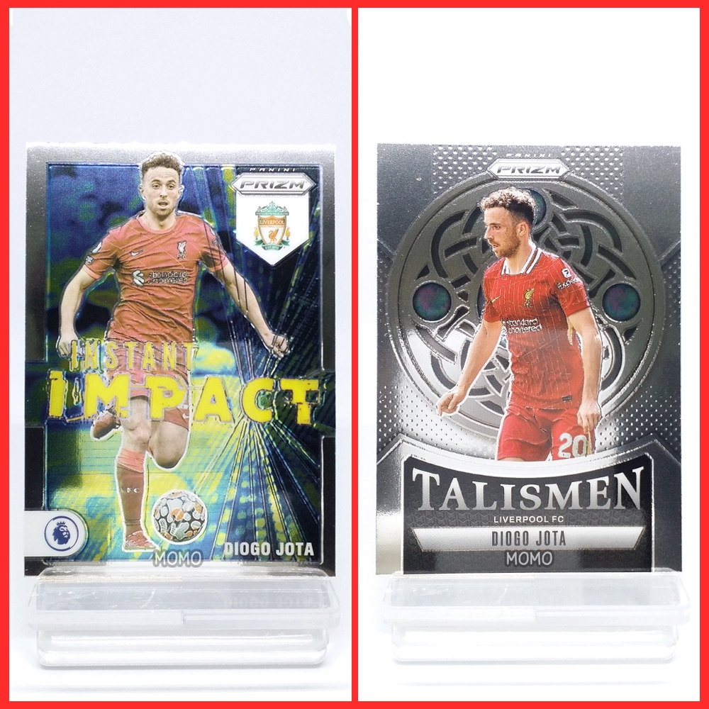 การ์ดบอล โจต้า ลิเวอร์พูล Panini Prizm Premier League Insert Card Diogo Jota Liverpool
