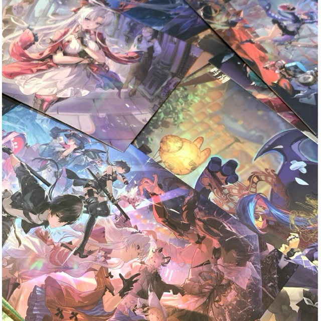 [พร้อมส่ง] Official แท้ แพค21ใบ  เลเซอร์โปสการ์ด Rinascita Laser postcard Wuthering waves WuWa