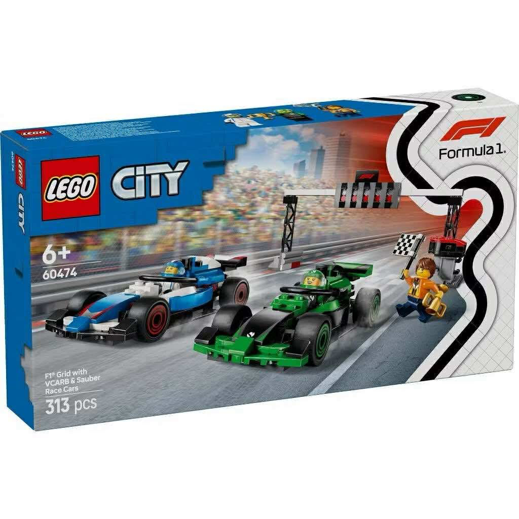 LEGO® F1® Grid with VCARB & Sauber Race Cars 60474 - เลโก้ใหม่ ของแท้ 💯% พร้อมส่ง