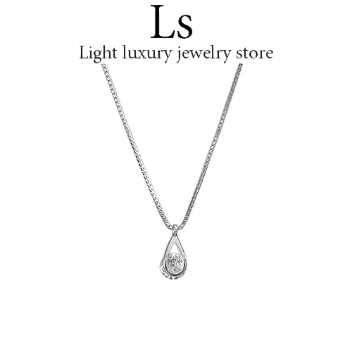 LS jewelry ✨ Mermaid Tears สร้อยเพชร สร้อยแฟชั่น สร้อยคอผู้หญิง สร้อยคอเงินสร้อยเงิน สร้อยคอเงินแท้
