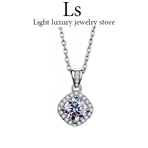 LS jewelry ✨สร้อยคอ, สร้อยคอแพลตตินัม, สร้อยคอสตรีสุดหรู, ของขวัญคู่รัก