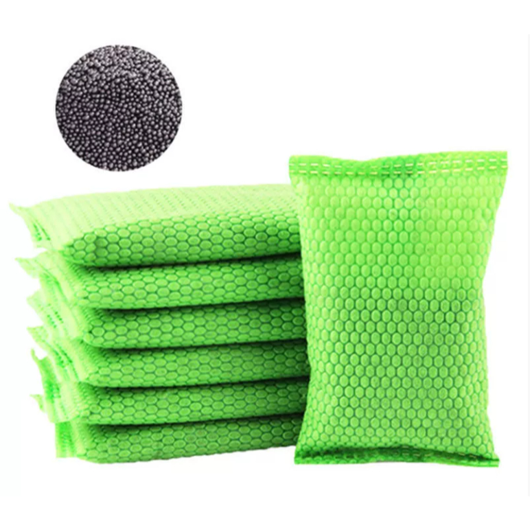 MG-256 ถุงคาร์บอนดูดกลิ่นอเนกประสงค์ ดับกลิ่น ฟอกอากาศ ใช้ได้ในตู้เย็น ตู้เสื้อผ้า และพื้นที่ต่าง ๆ  ✨