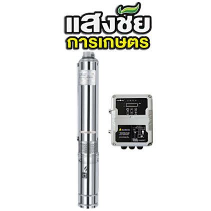 HANDURO ปั๊มบาดาล ซับเมอร์ส DC 1ระบบ 1.5แรง ท่อน้ำ 2" 15คิว 60M 110V DC รุ่น 4SC15-60-110V-1100