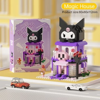 SR ตัวต่อการ์ตูน Sanrio ซีรีส์ ร้านเล็กน่ารัก ประกอบง่าย ของขวัญสุดพิเศษสำหรับเด็กผู้หญิง
