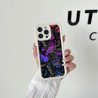 กรณี เคส Realme C11 2021/C20 C21Y/C25Y C25/C12/C25s/Narzo20 C30/C30S C35 C55 C67 C75 แฟชั่น BOOM กราฟฟิตี้การ์ตูน