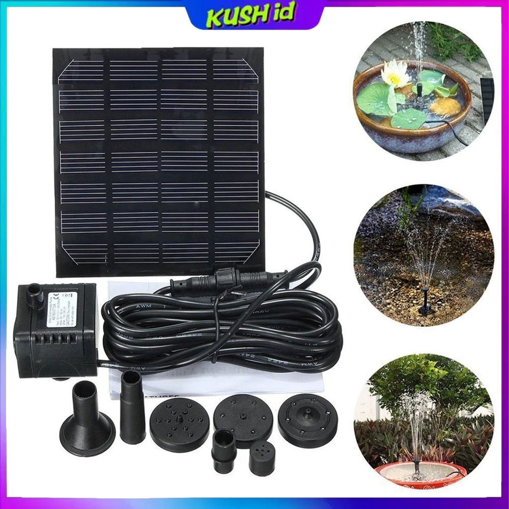 COD น้ำพุกลางแจ้ง Solar Pump น้ำพุโซล่าเซลล์ ปั๊มน้ำพุ(เล็ก) น้ำพุพลังงานแสงอาทิตย์ solar powered fountain pump