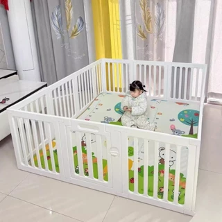 PlayPark คอกกั้นเด็ก คอกเด็ก 6 ฟุต ที่กั้นเด็ก คอกกั้นสำหรับเด็กเล็ก ประกอบง่าย ปลอดภัยมั่นคง