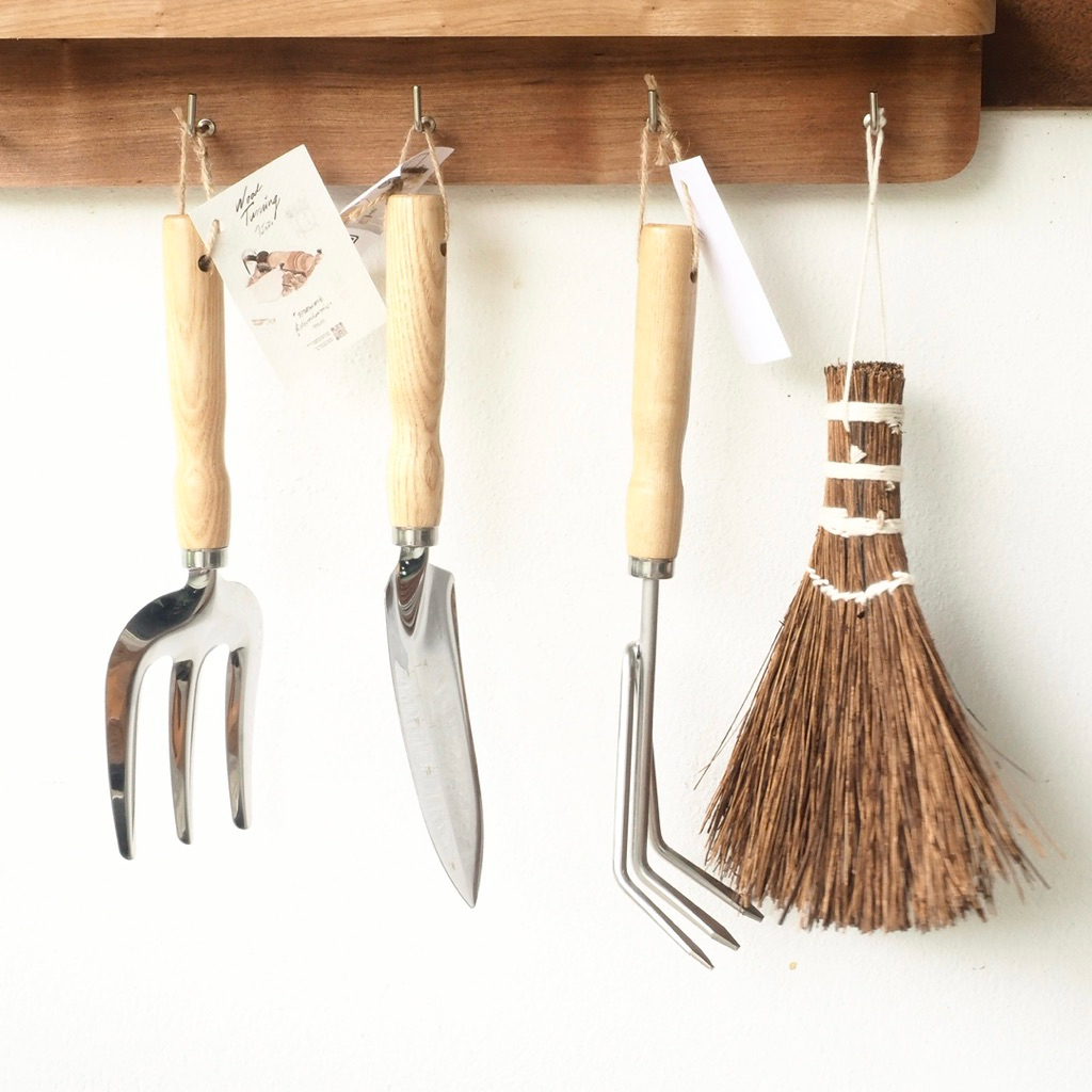 SKILLED 🌿 ชุดอุปกรณ์ปลูกต้นไม้ Minimal Wooden Set 🌿