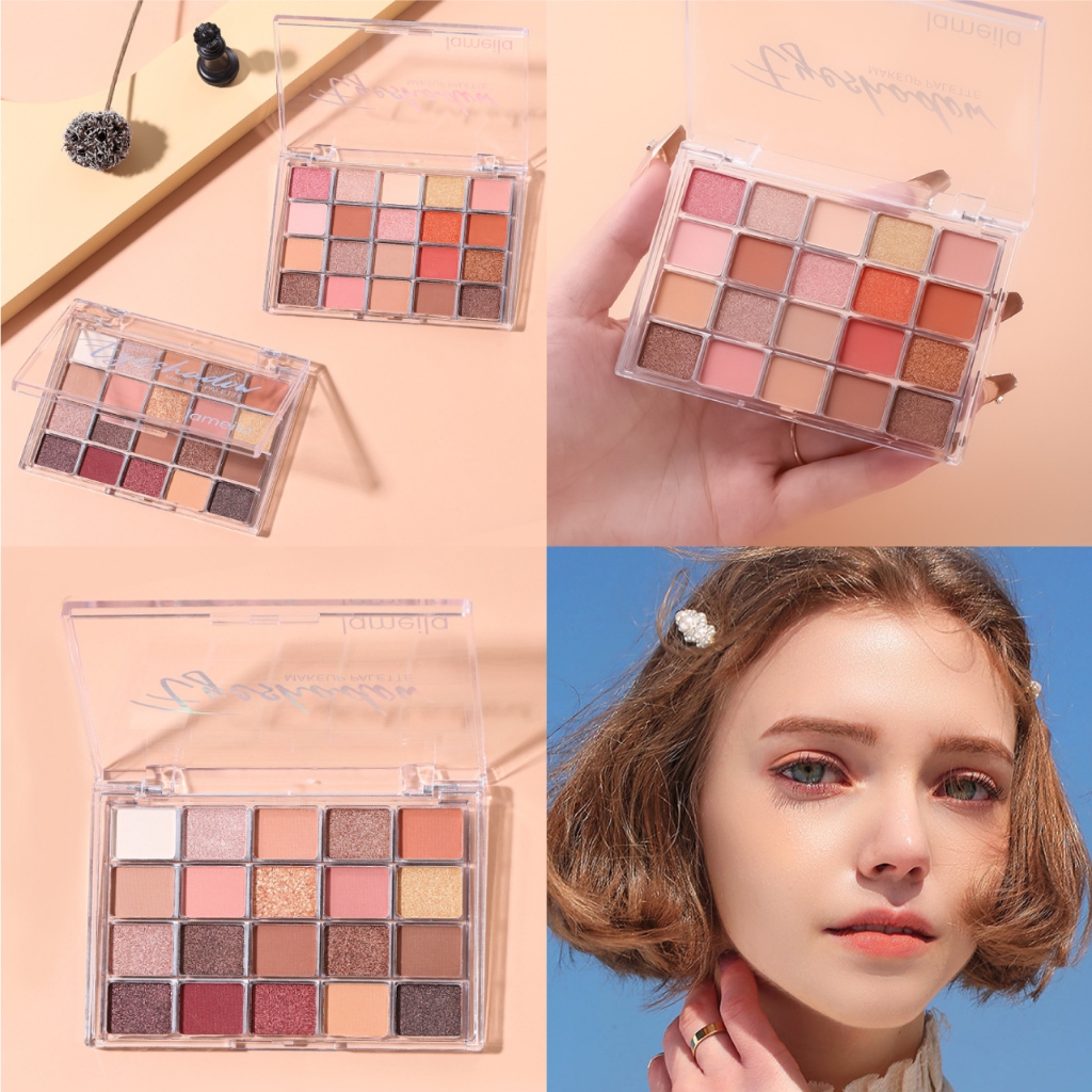 S027 เซตแต่งหน้า 15 ชิ้น อายแชโดว์ บลัชออน ลิปสติก เขียนคิ้ว อายไลน์เนอร์ มาสคาร่า ดัดขนตา ขนตาปลอม - รูปที่ 5