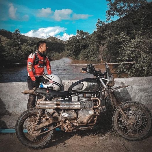 ท่อ Dustland Slip-on Exhaust Shortgun New Triumph Street Scrambler900 ปลายท่อไอเสีย Triumph Street S