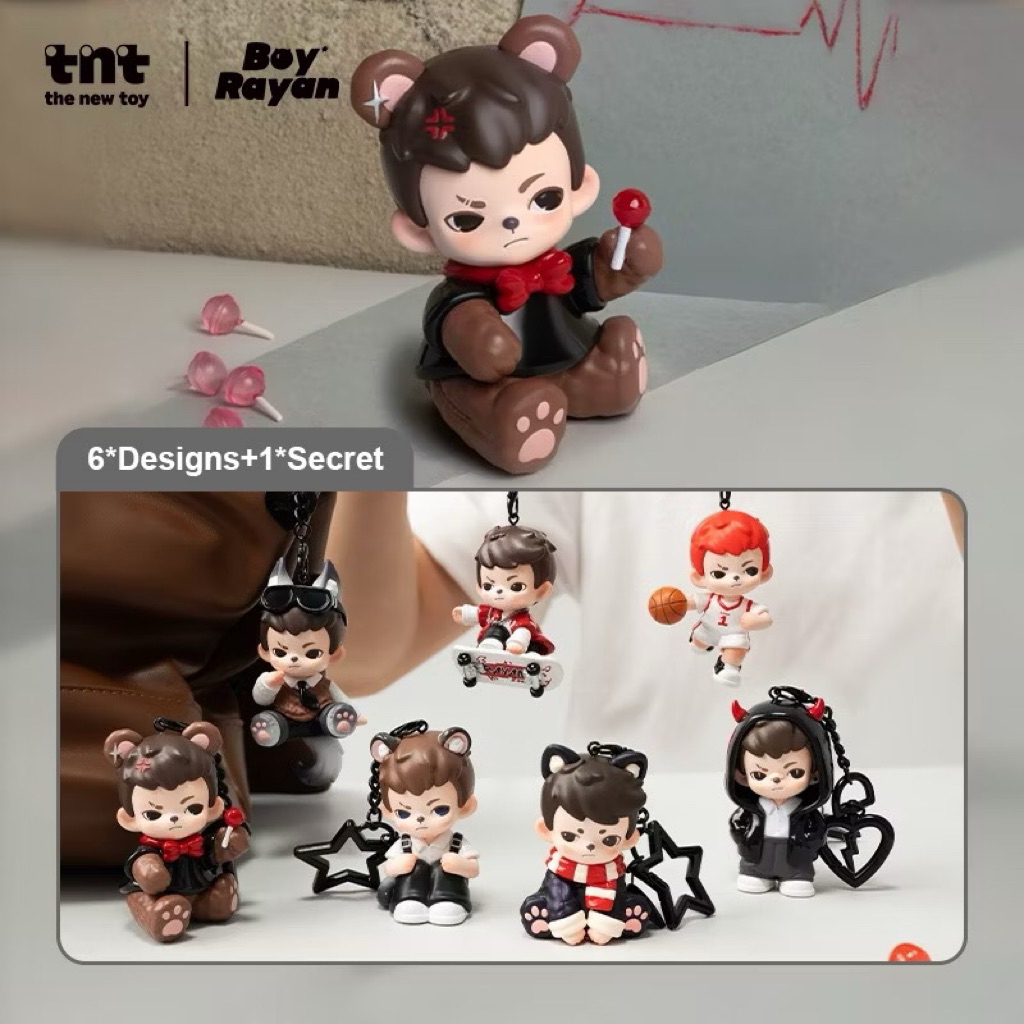 ส่งจากไทย📍TNT SPACE Rayan Love Series Pendant Blind Box Figure ทีเอ็นที สเปซ ฟิกเกอร์ ไรอัน กล่องสุ่