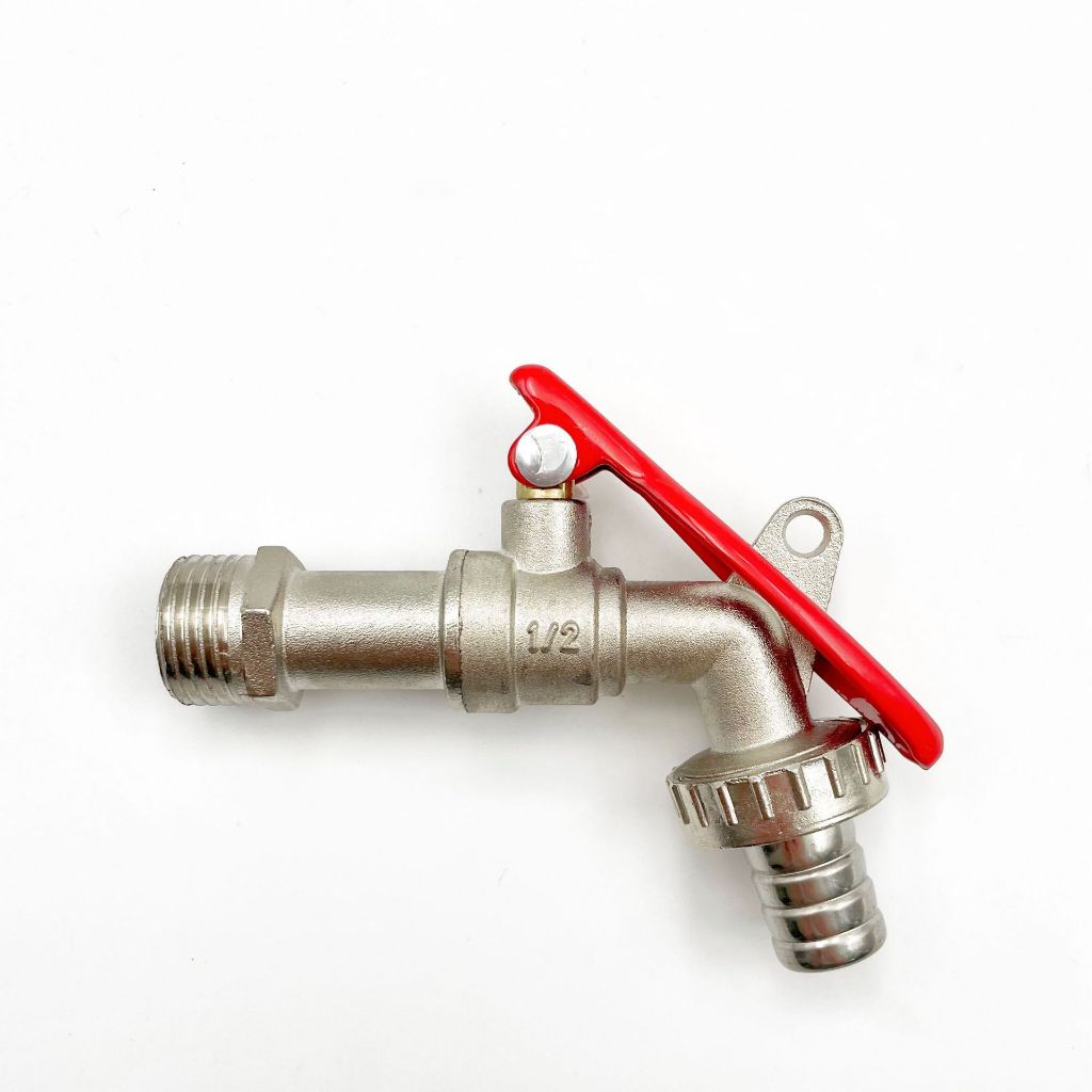 🔥 ถูกที่สุด🔥ก๊อกบอลสนาม ก๊อกน้ำ 4หุน ก็อกน้ำ 1/2'' ก๊อกด้ามแดง ก๊อกปากสนาม ก๊อกน้ำสวน ก๊อกต่อสายยาง - 4