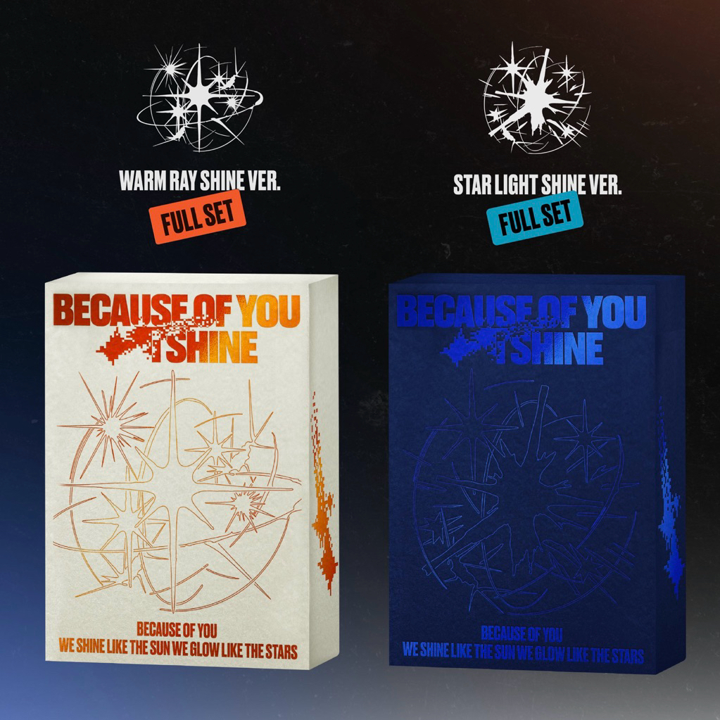 ꒰ พร้อมส่ง ꒱ BECAUSE OF YOU, I SHINE FULL SET ALBUM ( อัลบั้ม บัส BUS )