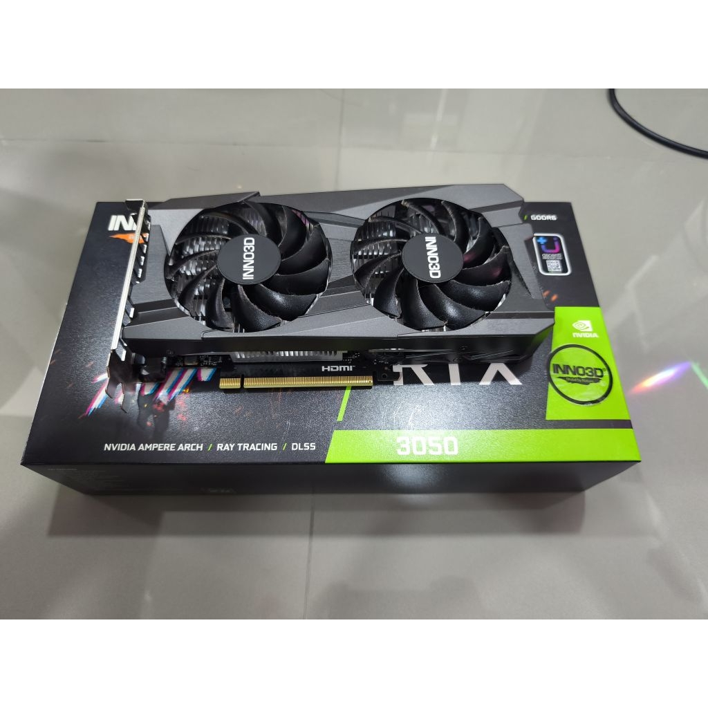 Inno3d rtx 3050 ไม่ต่อไฟเพิ่ม ปกยาวๆ 5/28