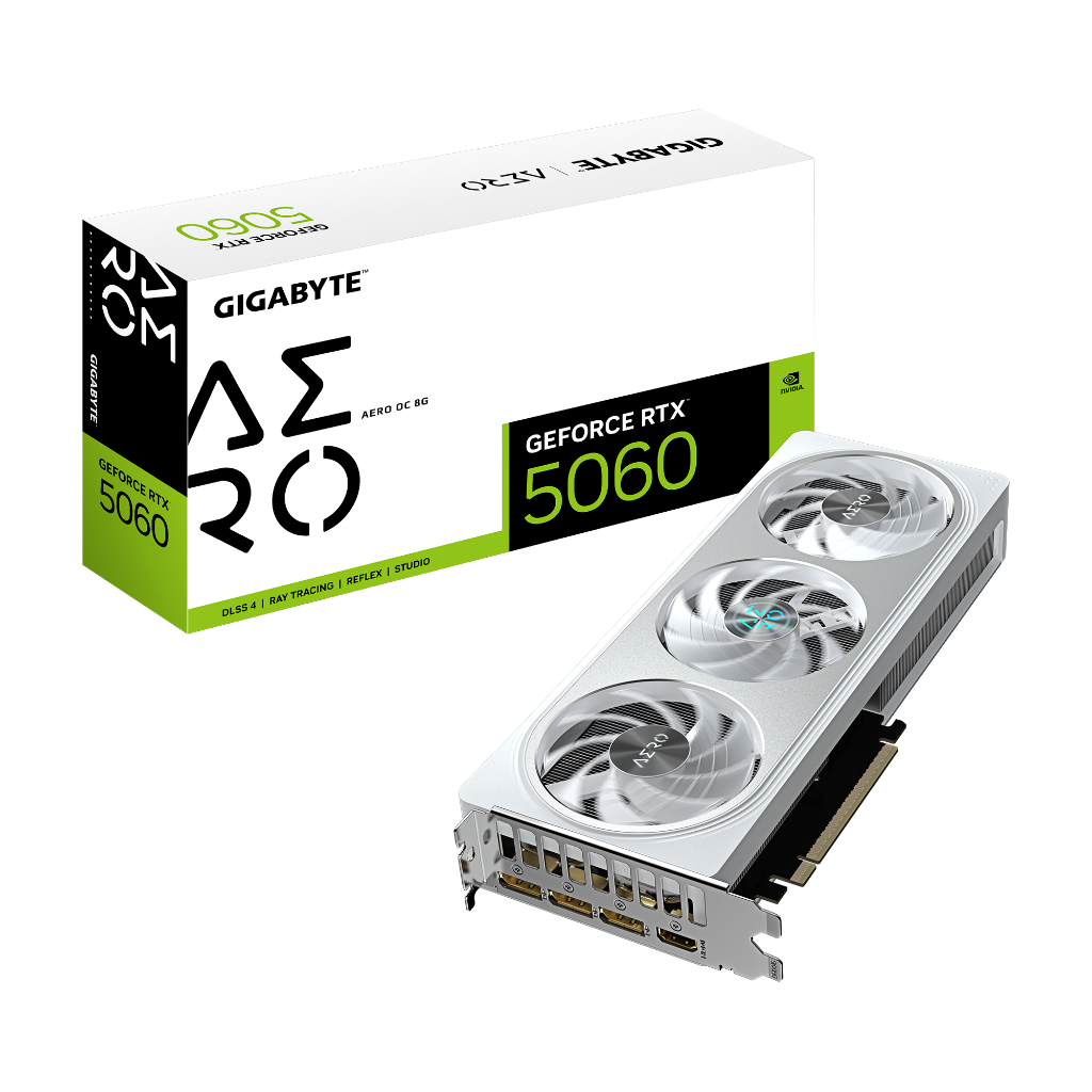 GIGABYTE GeForce RTX 5060 AERO OC 8G (GV-N5060AERO OC-8GD)