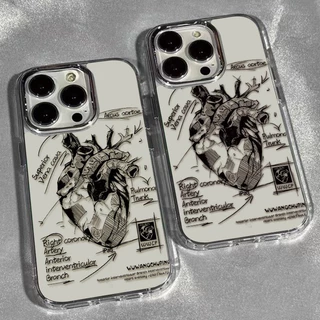 เคสไอโฟน11 13 For iPhone 11 13 12 14 15 Pro Max X XS 7 Plus เคส รูปแบบโปร่งใส ซิลิโคนนุ่มกันกระแทก TPU Case