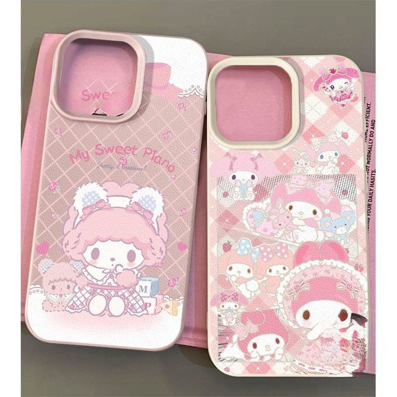 เมโลดีเคสไอโฟน สำหรับ IPhone 13 16 15 12 11 14 Pro Max XS XR X 8Plus 7Plus Max 7 8 Plus SE เคสป้องกันโทรศัพท์มือถือ