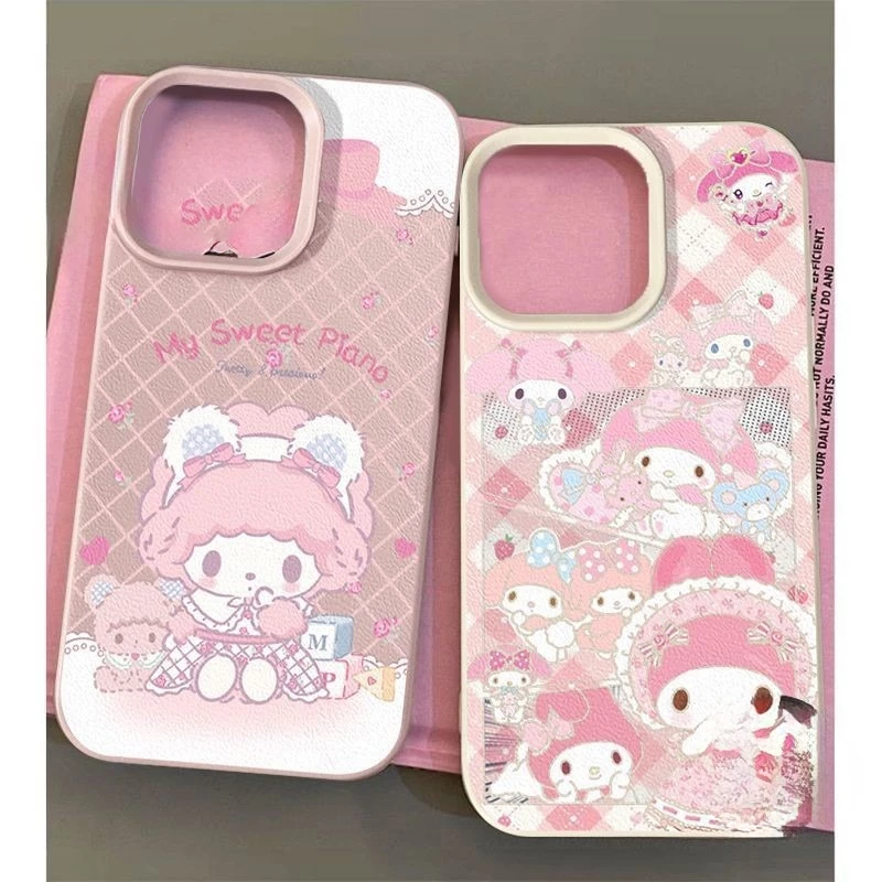 เมโลดีเคสไอโฟน สำหรับ IPhone 13 16 15 12 11 14 Pro Max XS XR X 8Plus 7Plus Max 7 8 Plus SE เคสป้องกันโทรศัพท์มือถือ