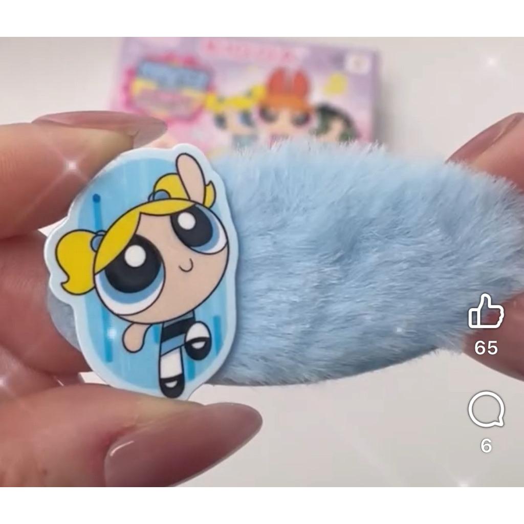 7-11xBig One กิ๊บติดผมขนฟูวนุ่มนิ่มลาย The Powerpuff Girls  ของแกมขนม 7 Eleven 2025
