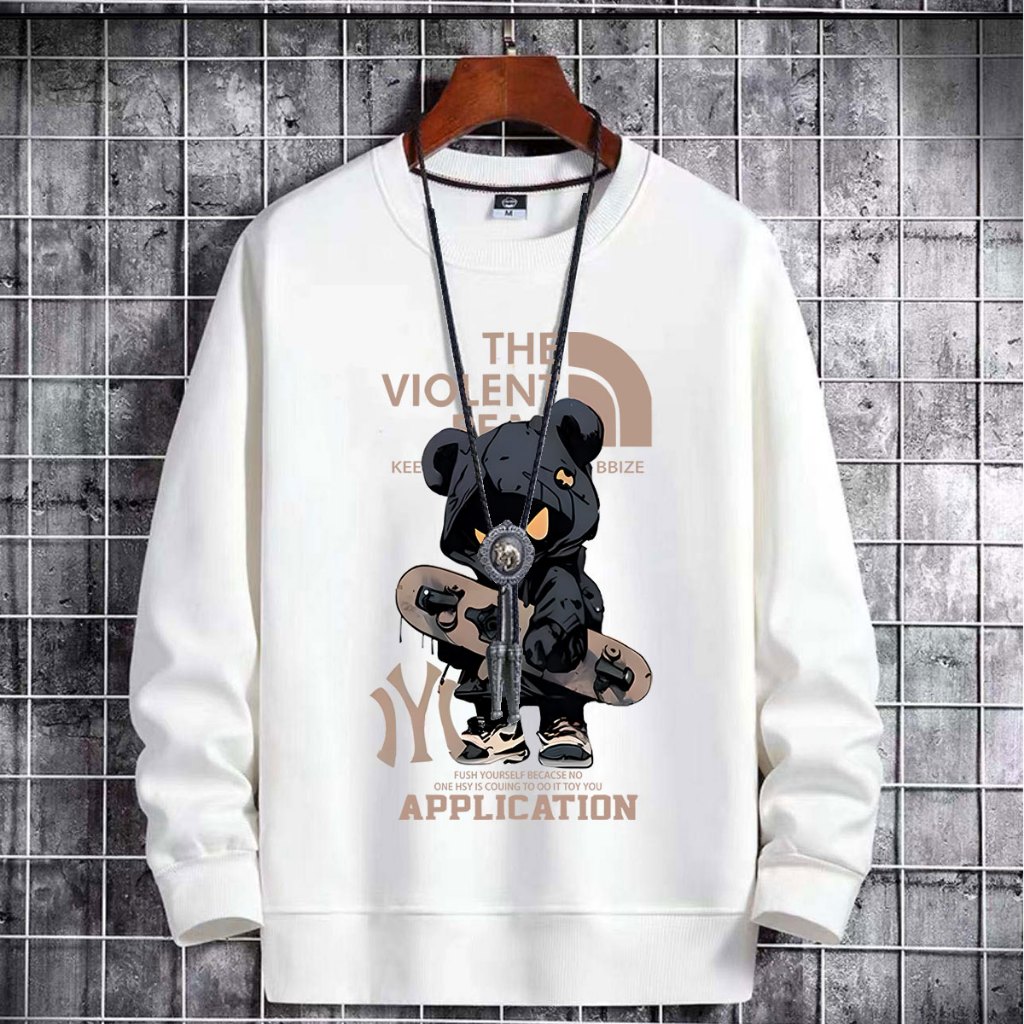 BK-1309-O เสื่อแขนยาวสเวตเตอร์ มีไซส์ S ถึง 3XL มีสีสวยๆให้เลือก เสื้อแขนยาวแฟชั่นใส่ได้ในทุกๆวัน