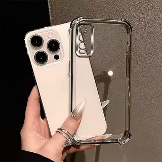 เคสใส กันรอยเลนส์กล้อง สำหรับ Vivo Y20 Y20S Y20I Y12A Y12S Y3S Y11 Y12 Y15 Y17 เคสขอบสี กันกระแทก หรูหรา