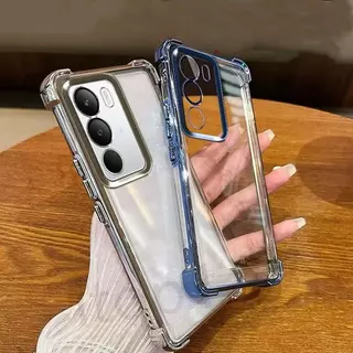 เคสใส กันรอยเลนส์กล้อง สำหรับ Realme C71 C75 C75x เคสขอบสี กันกระแทก หรูหรา Realme C75 C75X