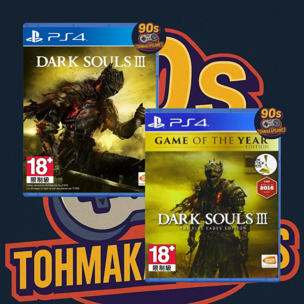 (มือ1/มือ2) แผ่นเกม PS4 : DARK SOULS III / DARK SOULS 3