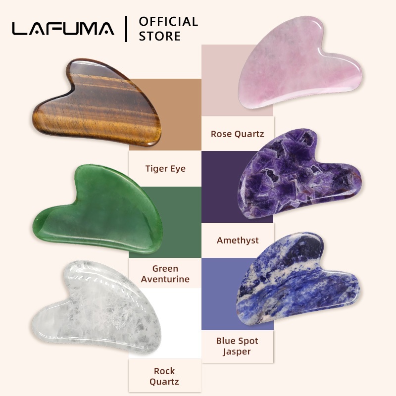 LAFUMA💥หินกัวซาแท้💥ยกกระชับใบหน้าและชะลอวัย ที่นวดหน้าเรียว ที่ลดเหนียง ลดหน้าบวม หน้าใส