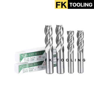 (M1.5-M18) เอ็นมิลไฮสปีด 4 ฟัน - HSS ENDMILL 4 Flute