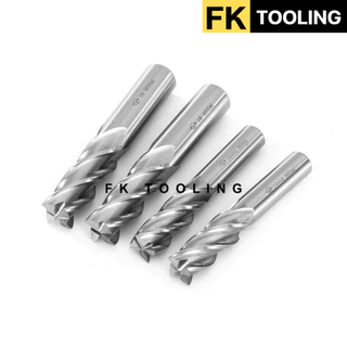 (M1.5-M18) เอ็นมิลไฮสปีด 4 ฟัน - HSS ENDMILL 4 Flute