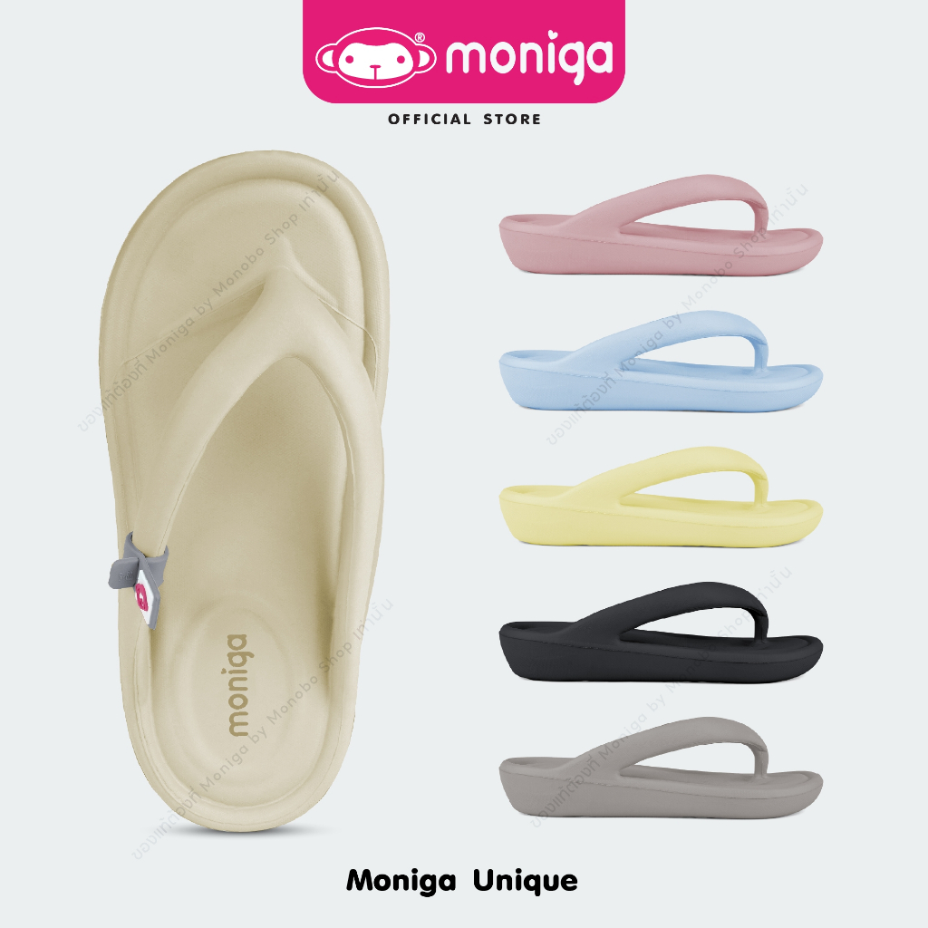 MONIGA รุ่น MNG-Unique รองเท้าแตะหูคีบ " โมนิก้า นุ่มมมม ... เวอร์ "