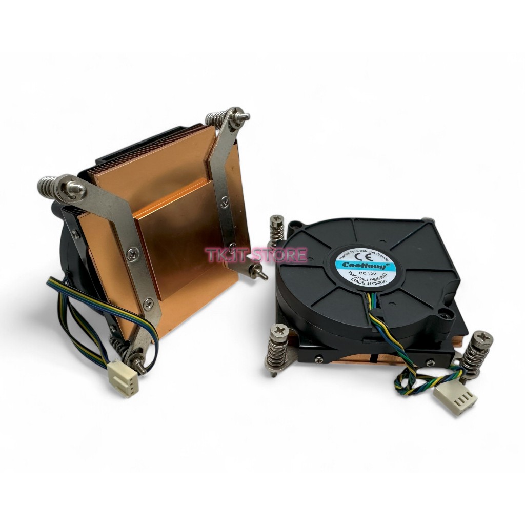 CPU cooler 1U Server blower fan copper heatsink X79,LGA1366/1356