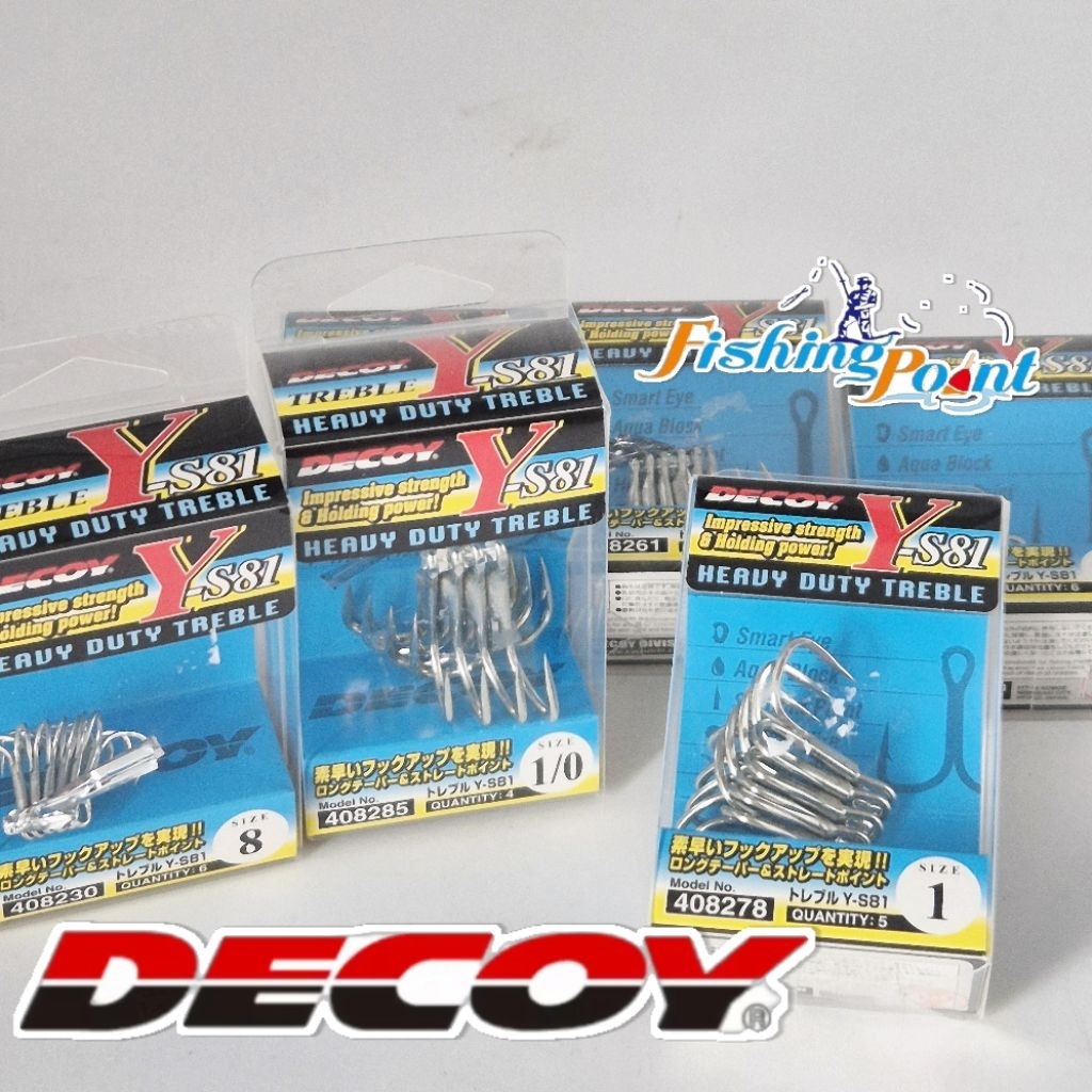 เบ็ด 3 ทาง Decoy Treble รุ่น Y-s81