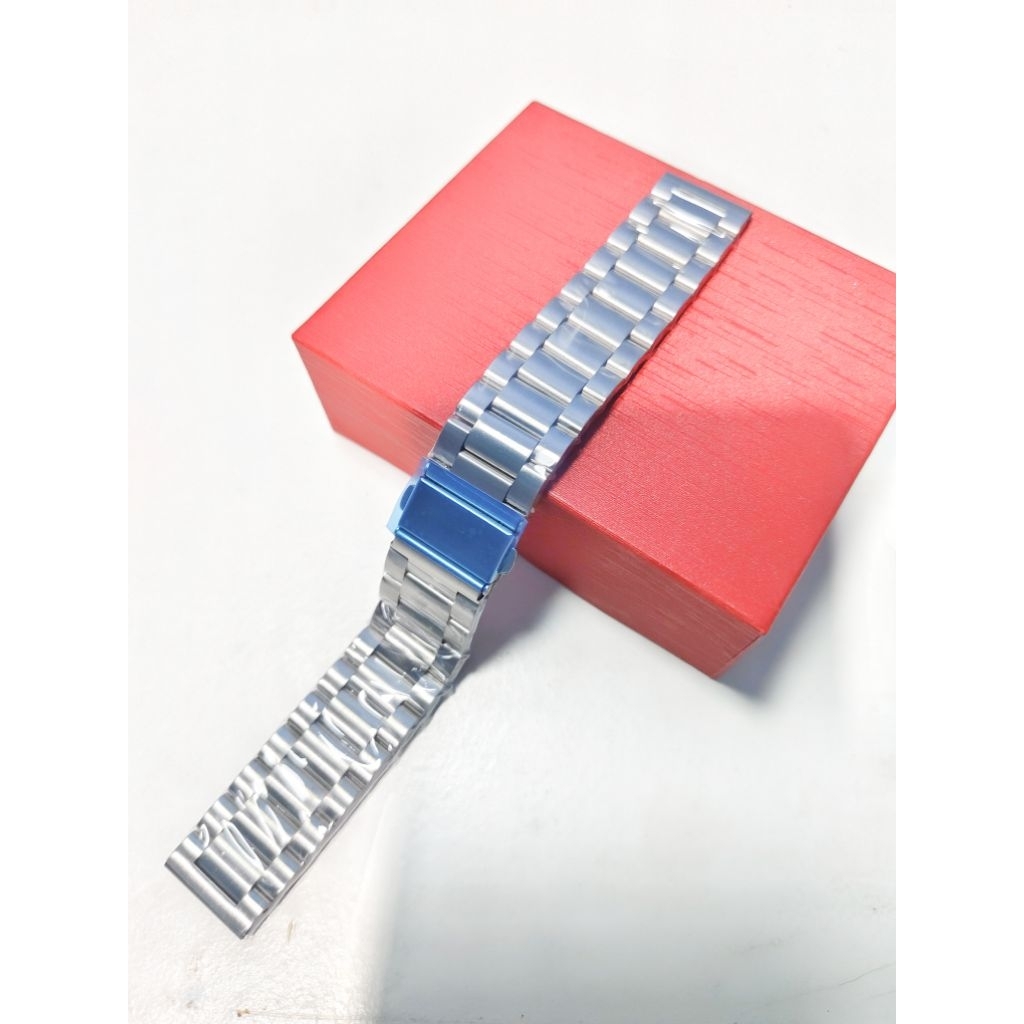 สายนาฬิกาสแตนเลส แบบตัน หัวตรง ขนาด20mm