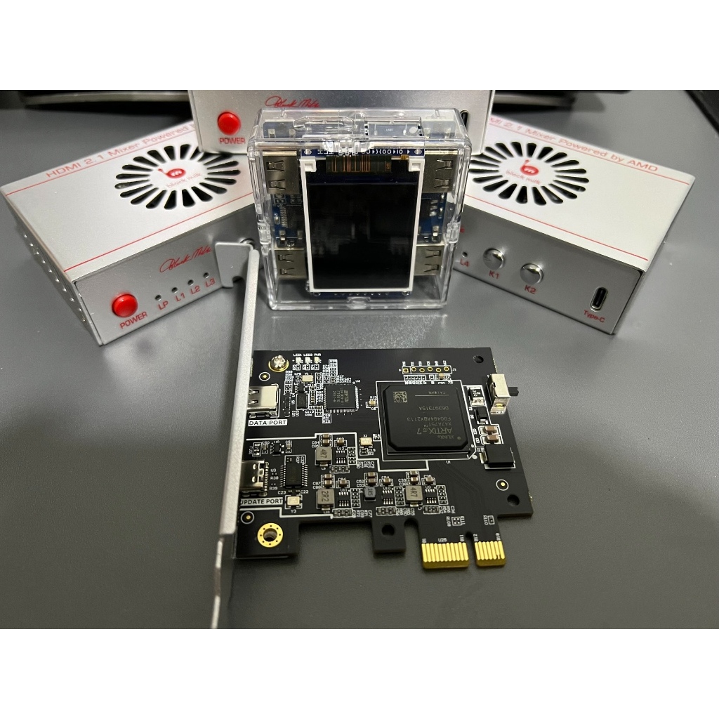 DMA ชุดสุดยอด 3in1 CAP75T + Black Milk 7 Mini + KMBOX NET เมนบอร์ด+ตัวเชื่อมต่อ+กล่องส่งสัญญาณ ครบชุ