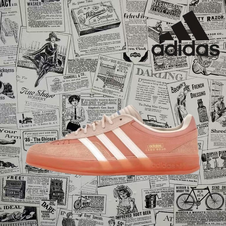 🍒(ของแท้ 100 % ) adidas originals Samba OG spezial gazelle JS5052 สีส้ม/ขาว