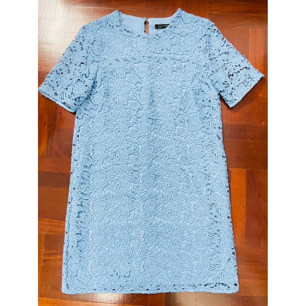 Dress ลูกไม้ ZARA size xs