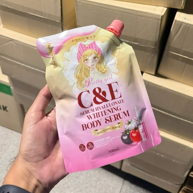 เซรั่มไฮยา พริตตี้เกิร์ล ผิวใส สว่าง ออร่า 300 มล. พร้อมส่ง