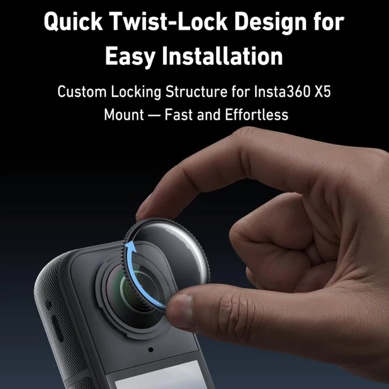 Telesin Insta360 X5 ชุดป้องกันเลนส์ Lens Guards thumbnail 8
