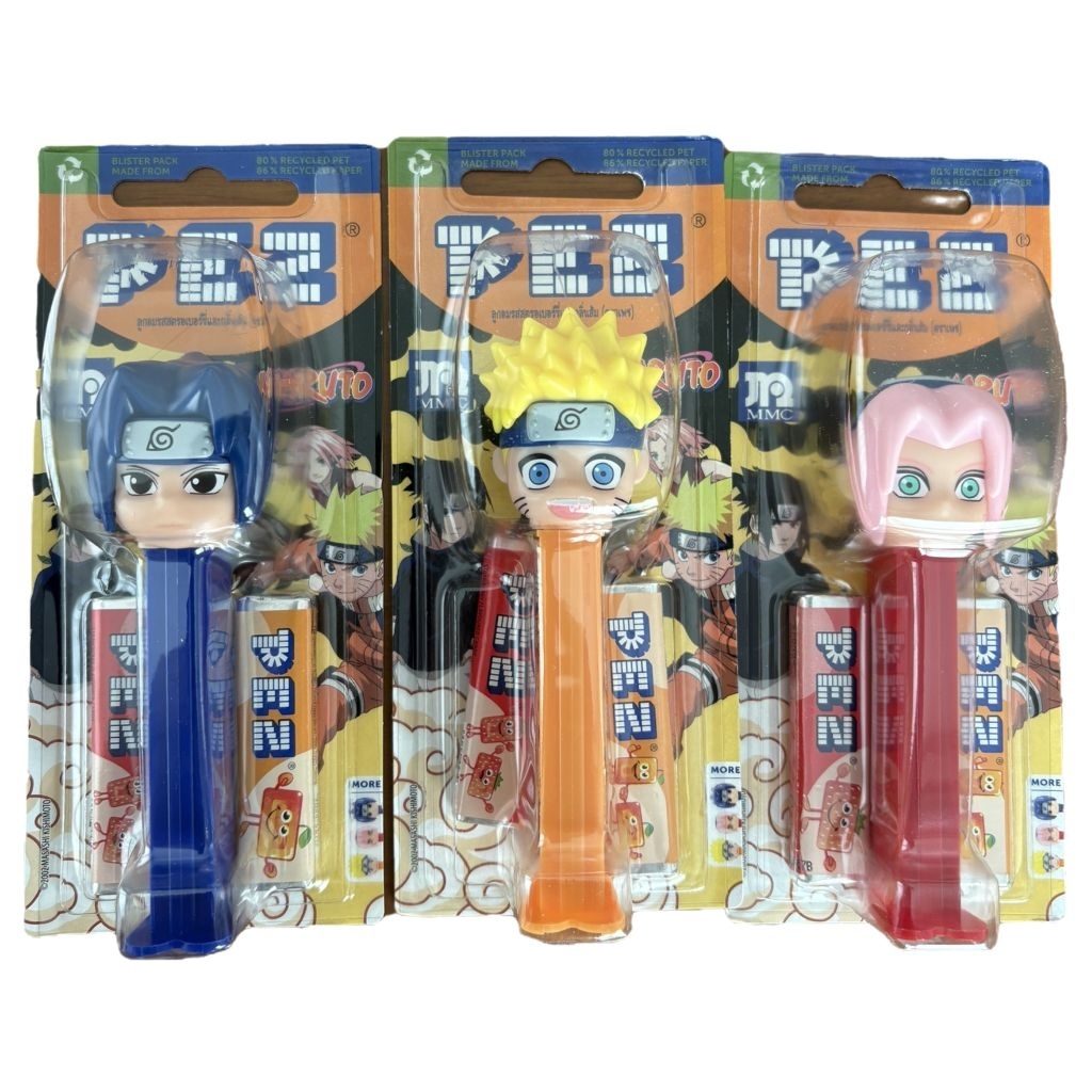 ลูกอมเพซ PEZ นารูโตะ Naruto Zakura Sasuke