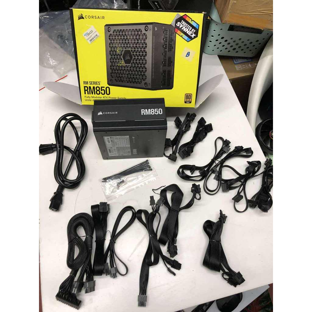 POWER SUPPLY (อุปกรณ์จ่ายไฟ) CORSAIR RM850 850 WATT (80+ GOLD) (CP-9020235-NA) ประกันยาว สายครบ