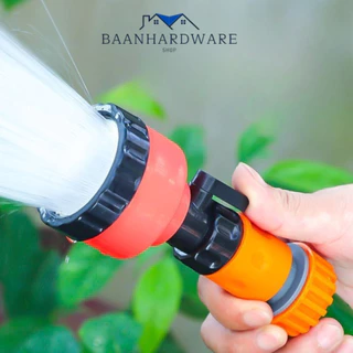 BAANHARDWARE หัวฝักบัวแรงดัน 2000รู ฝักบัวแรงดันน้ำ เชื่อมต่อท่อสำหรับการปลูกผัก ต่อสายยางรดน้ำ ER-U041