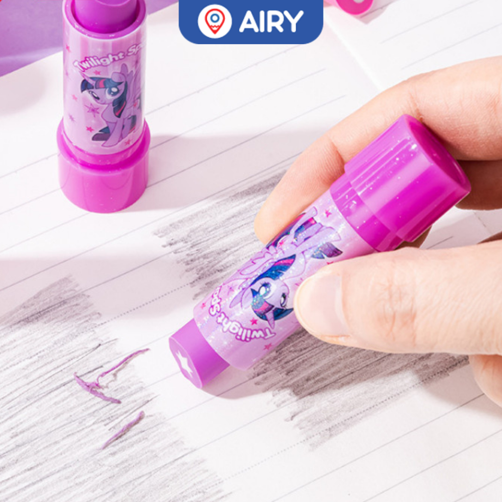 ยางลบ My Little Pony ดีไซน์แบบลิปสติก ตัวการ์ตูนโพนี่ รุ่น YZ3502 ลบสะอาด ลิขสิทธิ์แท้ ส่งจากไทย - รูปที่ 3