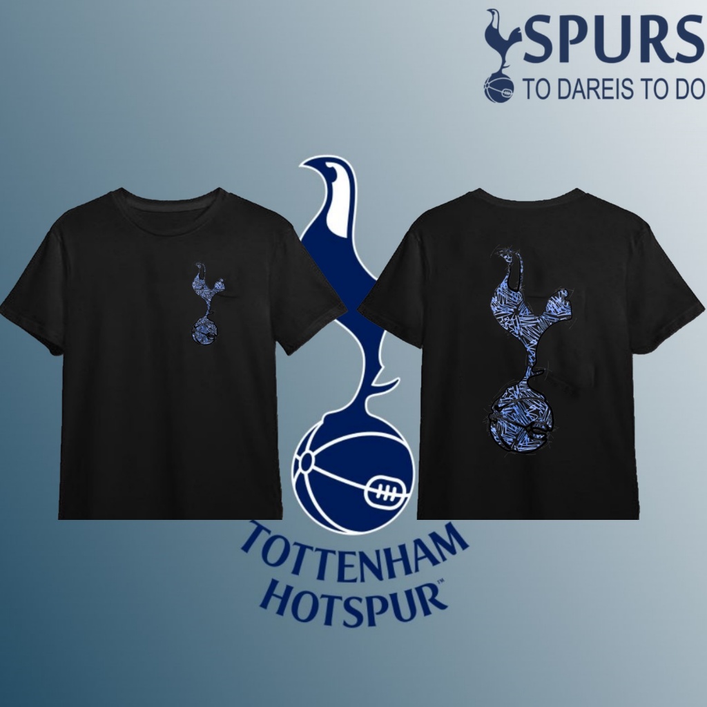 NEW 2025 เสื้อยืด Tottenham Hotspur (SPURS) T-shirt ไม่จำกัดเพศ ผ้าฝ้ายเนื้อนุ่ม  แฟชั่นฤดูร้อน S-5X