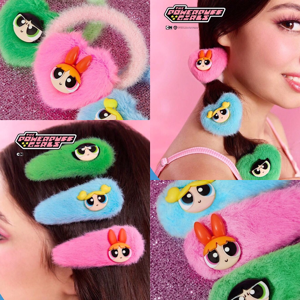 พร้อมส่ง กิ๊บ/หวี/กระจก Powerpuff Girls %Copyright