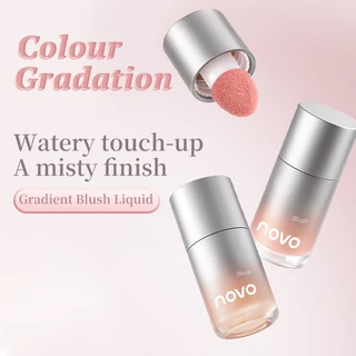 6546 (ใหม่/แท้) NOVO BLUSH LIQUID บลัชออน ปัดแก้มแบบน้ำ สีสวย ติดทน กันน้ำ