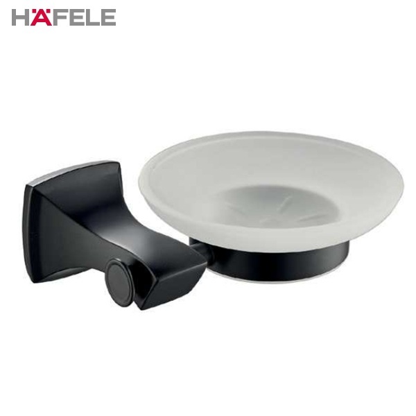 HAFELE 495.80.167 ที่วางสบู่ รุ่น Black Pearl สีดำด้าน (Soap holder - Black Pearl)
